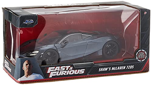 Fast & Furious Presents: Hobbs & Shaw Hobbs' 1:24 McLaren 720S Die-cast Car, Toys for Kids and Adults