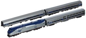 kato usa model train products p42, amfleet and viewliner intercity express phase vi, 4-unit set