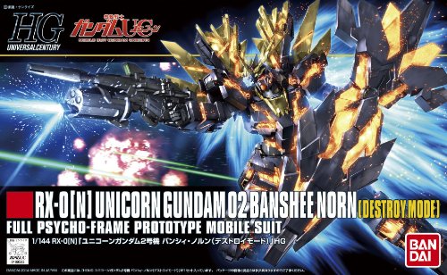 Bandai Hobby HGUC #175 02 Banshee Norn Unicorn Gundam Model Kit (1/144 Scale) (BAN189503)