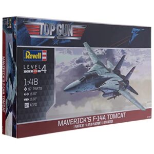 revell rmx855872 1:48 maverick’s f-14a tomcat [top gun] [model building kit]