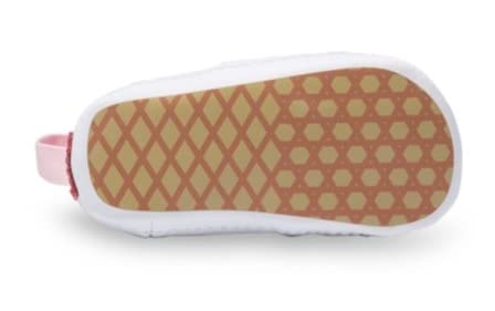 Vans, Infant Slip-On V Crib Shoes (2, Pink/True White)