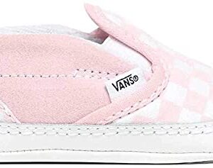 Vans, Infant Slip-On V Crib Shoes (2, Pink/True White)