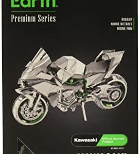 Metal Earth Premium Series Kawasaki Ninja Motorcycle 3D Metal Model Kit Fascinations