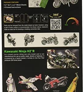 Metal Earth Premium Series Kawasaki Ninja Motorcycle 3D Metal Model Kit Fascinations