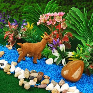 NWFashion 130PCS Model Trees Miniature Plants Fairy Garden Artificial Trees Railroad Scenery(Tree)