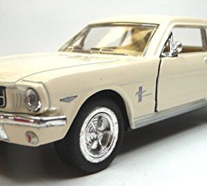 1964 1/2 Ford Mustang In White Diecast 1:36 Scale By Kinsmart