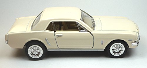 1964 1/2 Ford Mustang In White Diecast 1:36 Scale By Kinsmart