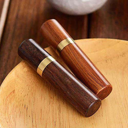 GSHLLO 2 Pcs Portable Wood Sewing Needles Storage Box Embroidery Needles Organizer Container Case