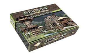 battle systems – modular fantasy scenery – perfect for roleplaying and wargames – multi level tabletop terrain for 28mm miniatures – colour printed model diorama – dnd warhammer (battlefield)