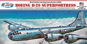 atlantis b-29 superfortress plastic model kit made in the usa 1:120 scale wwii bomber