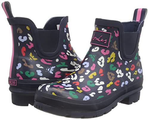 Joules Wellibob Navy Bee Leopard 9 B (M)