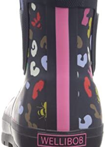 Joules Wellibob Navy Bee Leopard 9 B (M)