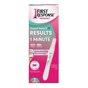 first response rapid result pregnancy test, 2 pack