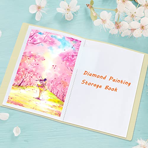 30 Pages Art Portfolios A3 Diamond Painting Storage Book Painting Storage Book Clear Storage Bag Art Portfolio Presentation Folder Art Portfolio For Diamond Painting, Sketches Painting