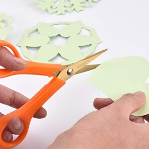 KUONIIY Micro-Tip Scissors, Pointed Sharp Titanium Blades, 4-Pack(6 Inch)