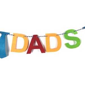 BinaryABC Happy Father's Day Banner,Father's Day Decorations, Daddy's Day Party Decorations,Fathers Day Party Supplies