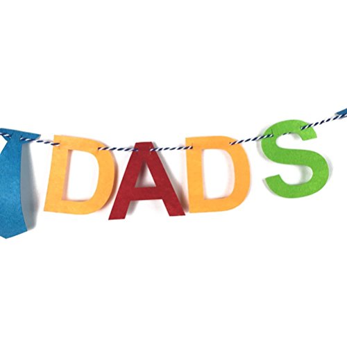 BinaryABC Happy Father's Day Banner,Father's Day Decorations, Daddy's Day Party Decorations,Fathers Day Party Supplies