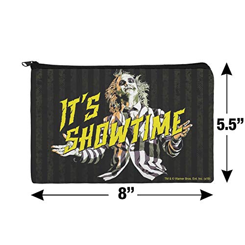 Beetlejuice It's Showtime Pencil Pen Organizer Zipper Pouch Case