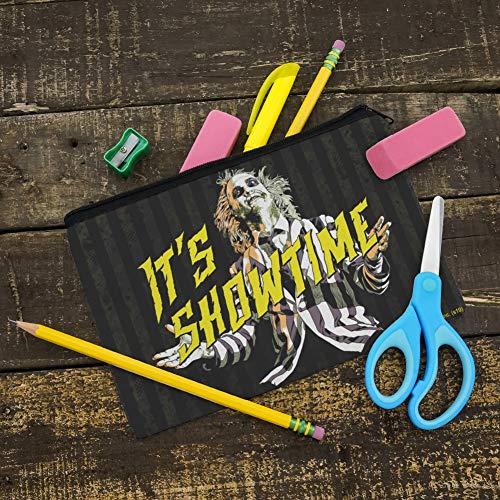 Beetlejuice It's Showtime Pencil Pen Organizer Zipper Pouch Case