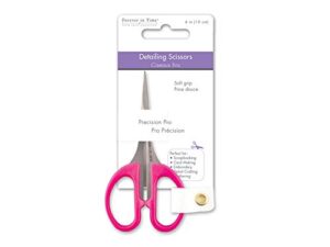 scrappin’ gear forever in time st176 precision-pro detailing scissor, 4in, soft-grip