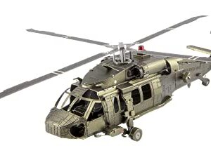 Metal Earth UH-60 Black Hawk Helicopter 3D Metal Model Kit Fascinations