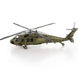 Metal Earth UH-60 Black Hawk Helicopter 3D Metal Model Kit Fascinations