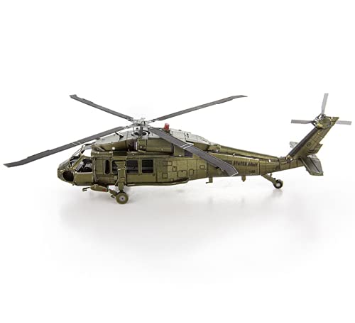 Metal Earth UH-60 Black Hawk Helicopter 3D Metal Model Kit Fascinations