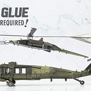 Metal Earth UH-60 Black Hawk Helicopter 3D Metal Model Kit Fascinations