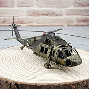 Metal Earth UH-60 Black Hawk Helicopter 3D Metal Model Kit Fascinations