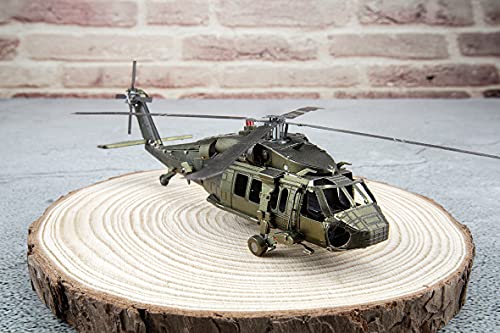 Metal Earth UH-60 Black Hawk Helicopter 3D Metal Model Kit Fascinations