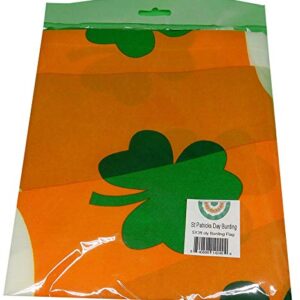 St Patricks Day Bunting Flag 3x5 ft Irish Ireland Green Shamrock Pats Decoration