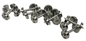 walthers proto ho scale 33″ wheelsets – metal wheels/metal axles (12-pack)