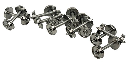 Walthers Proto HO Scale 33" Wheelsets - Metal Wheels/Metal Axles (12-Pack)