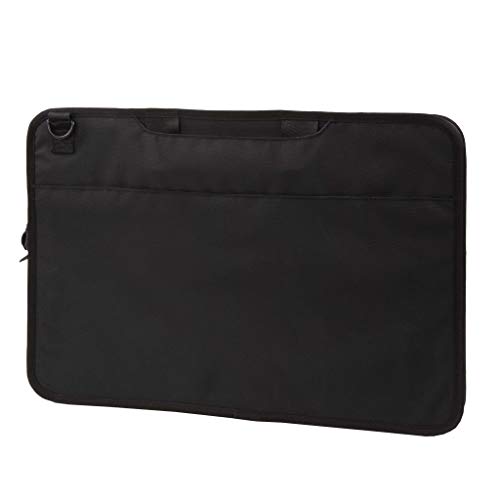 HEX X Jim LEE 12.5"x18.25" Water Resistant Artist Portfolio Case Black with Shoulder Strap