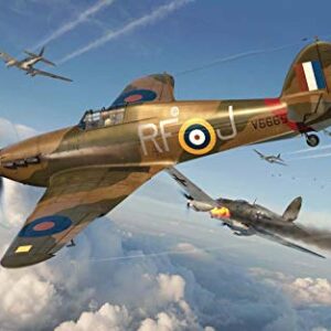 Airfix Hawker Hurricane MK I 1:48 WWII Military Aviation Plastic Model Kit A05127A