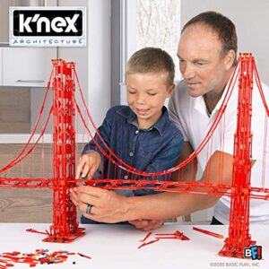 K'NEX Architecture: Golden Gate Bridge - Build IT Big - Collectible Building Set for Adults & Kids 9+ - New - 1,536 Pieces - Over 3 Feet Long - (Amazon Exclusive)