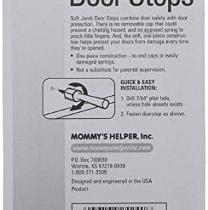 Mommys Helper Pack of 3 Soft Jamb Door Stops Blister, White