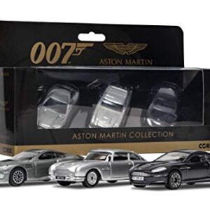 Corgi James Bond Aston Martin Collection with DB5, Vanquish & DBS Fit The Box Scale Diecast Display Models TY99284