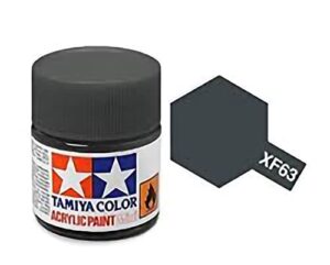 tamiya 81763 acrylic mini xf63 german gray 1/3 oz