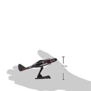 Daron Worldwide Trading Postage Stamp P-61 Black Widow Lady in The Dark 1/120 Airplane Model