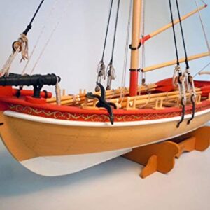 Model Shipways MS1460 18th Century Armed Longboat 1:24 Scale - Laser Cut Wood, Metal & Photo-Etched Brass Kit