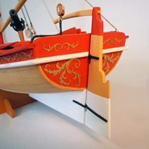 Model Shipways MS1460 18th Century Armed Longboat 1:24 Scale - Laser Cut Wood, Metal & Photo-Etched Brass Kit