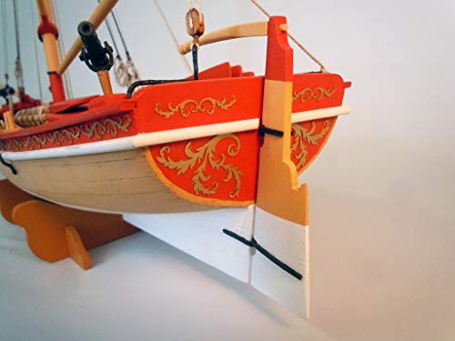 Model Shipways MS1460 18th Century Armed Longboat 1:24 Scale - Laser Cut Wood, Metal & Photo-Etched Brass Kit