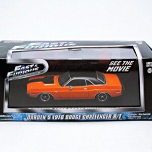 1/43 Fast & Furious 1970 Dodge Challenger R/T Org