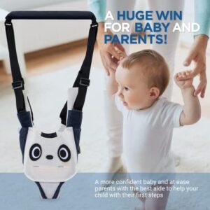 Watolt Baby Walking Harness - Handheld Kids Walker Helper - Toddler Infant Walker Harness Assistant Belt - Help Baby Walk - Child Learning Walk Support Assist Trainer Tool - for 7-24 Month Old (Panda)