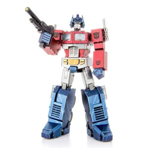 metal earth transformers optimus prime color 3d metal model kit fascinations