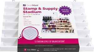 totally-tiffany stamp&supply stadium 6 level, one size, white
