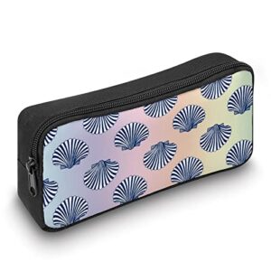 Scallop Seashells Pencil Case Makeup Bag Big Capacity Pouch Organizer for Office College