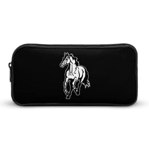 arabian horse pencil case makeup bag big capacity pouch organizer for office college