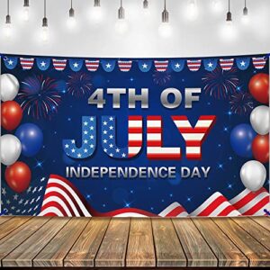 xtralarge, 4th of july banner – 72×44 inch | 4th of july backdrop, 4th of july decorations | independence day banner, independence day decorations | fourth of july decorations, patriotic decorations